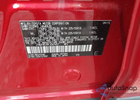 2015 Toyota Rav4 Limited from USA, damaged, VIN JTMDFREV9FJ047457